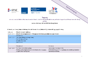 Programm Nachwuchstagung